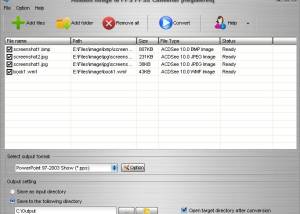 software - Aostsoft Image to PPS PPSX Converter 4.0.2 screenshot