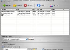 software - Aostsoft Office Document to PowerPoint Converter 4.0.2 screenshot