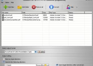 software - Aostsoft PDF to PPT PPTX Converter 4.0.2 screenshot