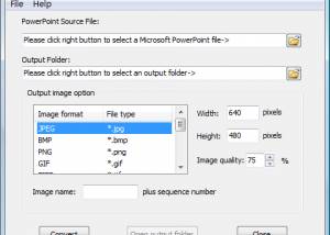 ApinSoft PPT PPTX to Image Converter screenshot