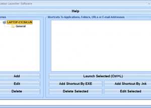 Application Launcher Software screenshot