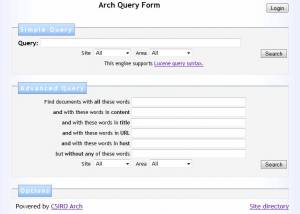 software - Arch Search Engine 1.15 screenshot