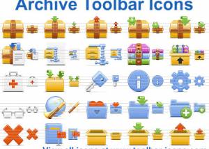 software - Archive Toolbar Icons 2015.1 screenshot