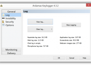 software - Ardamax Keylogger 4.8 screenshot