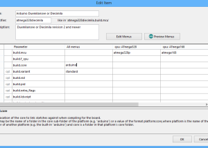 software - Arduino BOARDS.TXT Editor 1.60 screenshot