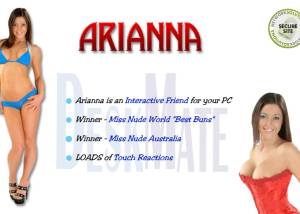 software - Arianna Virtual Girl DeskMate 4.2.18 screenshot