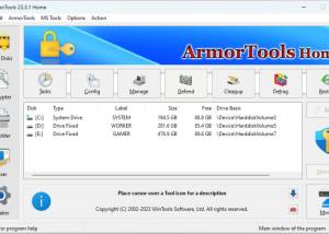 software - ArmorTools Home 24.5.1 screenshot