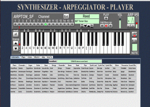 software - ARPTON SF Synthesizer Arpeggiator Player 3.1 screenshot