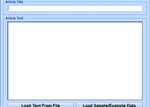 Article Rewriter Software screenshot