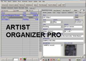 software - Artist Organizer Pro 3.2b screenshot