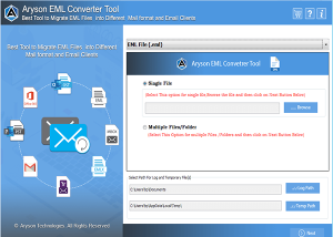 software - Aryson EML Converter 21.9 screenshot