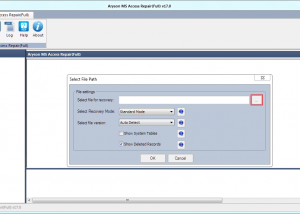 Aryson MS Access Database Recovery screenshot