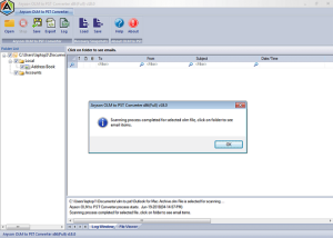 software - Aryson OLM PST Converter 22.9 screenshot
