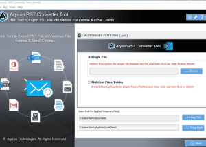 software - Aryson OST to PDF Converter 22.1 screenshot