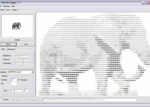 software - ASCII Art Maker 1.72 screenshot