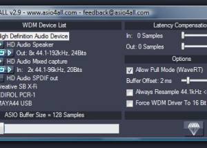 Full ASIO4ALL screenshot