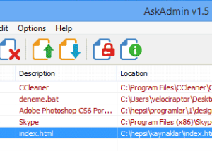 software - AskAdmin 1.9 screenshot