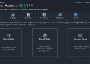 Asmwsoft Anti Malware screenshot