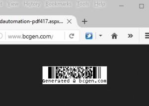 software - ASPX PDF417 Barcode Script 19.01 screenshot