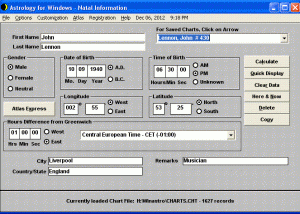 software - Astrology for Windows 3 screenshot