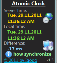 software - Atomic Clock 3.3 screenshot
