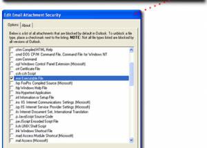 Attachment Security for Outlook screenshot