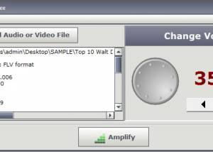 software - Audio Amplifier Free 1.1 screenshot