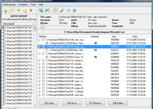 software - Audio Comparer 1.7 screenshot