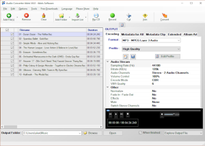 software - Audio Converter 4dots 4.18 screenshot