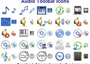 software - Audio Toolbar Icons 2015.1 screenshot