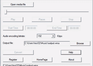 Audio Video To WMA Converter screenshot