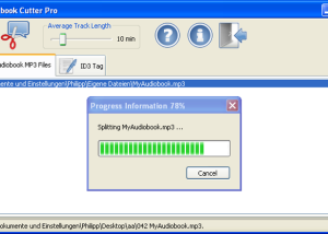 software - Audiobook Cutter 1.8.3.2 screenshot