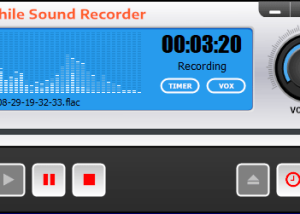 software - Audiophile Sound Recorder 3.3.0.0 screenshot