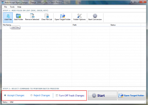 software - Auto Accept Reject Changes 3.5.1.12 screenshot