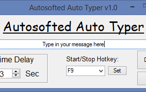 software - Auto Typer by Autosofted 1.1 screenshot