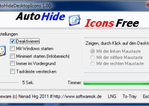 software - AutoHideDesktopIcons 6.12 screenshot