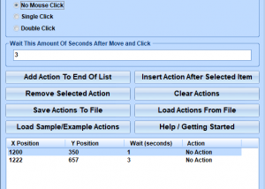 software - Automatic Mouse Move and Click Software 7.0 screenshot