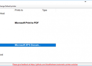 software - Automatic Printer Switcher 2.0.0 screenshot