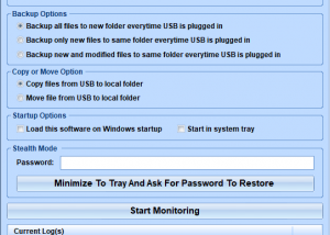 software - Automatically Copy USB Files When Connected Software 7.0 screenshot