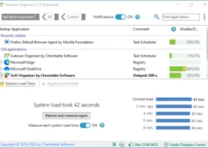 software - Autorun Organizer 5.45 screenshot