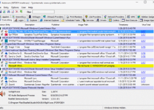 software - Autoruns for Windows 14.11 screenshot