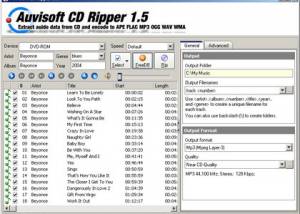 Auvisoft CD Ripper screenshot