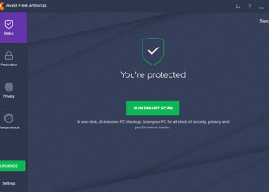 Full Avast Free Antivirus screenshot