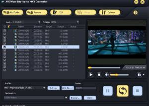 AVCWare Blu-ray to MKV Converter screenshot
