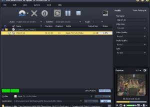 AVCWare DVD to Apple TV Converter screenshot