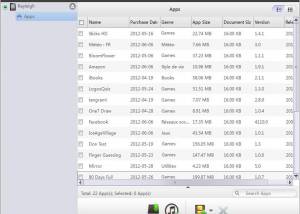 software - AVCWare iPad Apps Transfer 1.0.0.20120803 screenshot