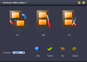 software - AVCWare Video Editor 2.0.1.0111 screenshot