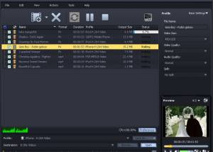 AVCWare Zune HD Video Converter screenshot