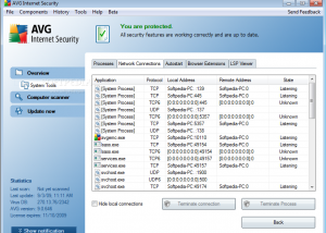 AVG Internet Security 2012 (x64 bit) screenshot