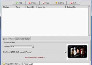 software - AVI to VOB Converter Freeware 1.0.2 screenshot